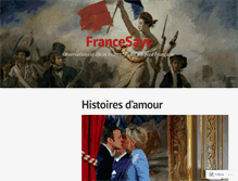 Tablet Screenshot of francesays.com